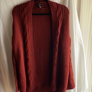 Forever 21 Thick knitted cardigan open front